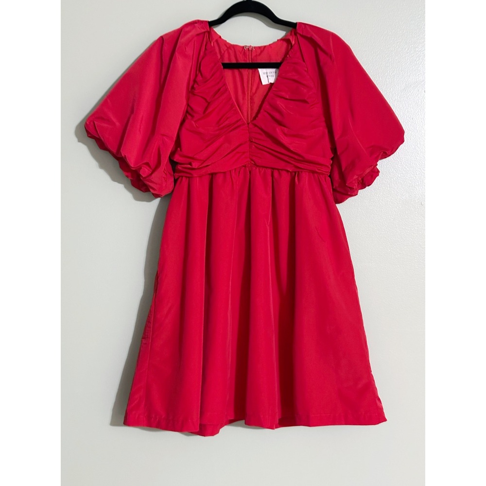 Tuckernuck Hyacinth House Red Courtney Mini Dress Women's Size Small